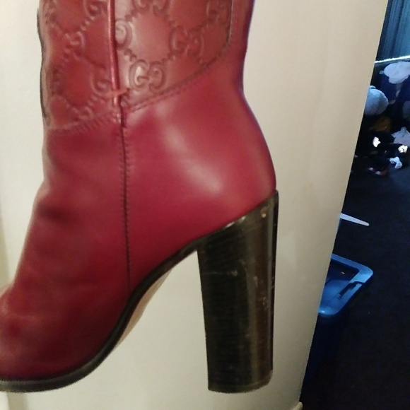 Authentic red leather GG boots🔥🔥🔥 - Picture 8 of 8